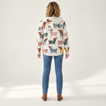 Lotte - Comfortabele gebreide cardigan met capuchon - back view