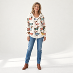Lotte - Comfortabele gebreide cardigan met capuchon - front view