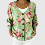Rosa - Comfortabele gebreide cardigan met knopen - original product image