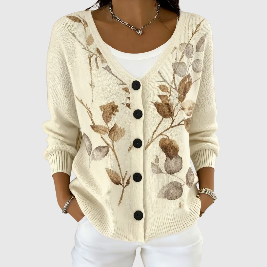 Clara - Comfortabele gebreide cardigan met knopen - original product image