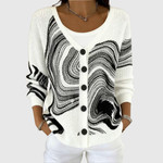Lena - Comfortabele gebreide cardigan met knopen - original product image