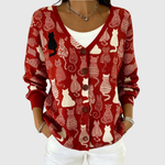 Viktoria - Comfortabele gebreide cardigan met knopen - original product image