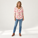 Marlene - Comfortabele gebreide cardigan met capuchon - front view