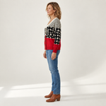 Magdalena - Comfortabele gebreide cardigan met knopen - side view