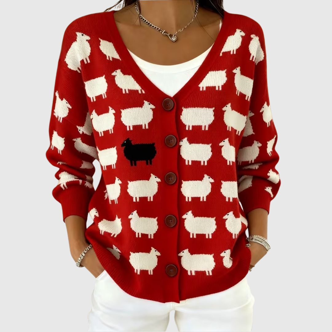 Elisabeth - Comfortabele gebreide cardigan met knopen - original product image
