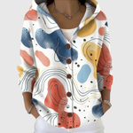 Helene - Comfortabele gebreide cardigan met capuchon - original product image