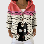 Theresa - Comfortabele gebreide cardigan met capuchon - original product image
