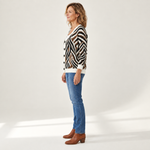 Katharina - Comfortabele gebreide cardigan met knopen - side view