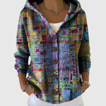 Charlotte - Comfortabele gebreide cardigan met capuchon - original product image