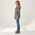Charlotte - Comfortabele gebreide cardigan met capuchon - side view