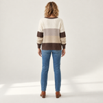 Johanna - Comfortabele gebreide cardigan met knopen - back view