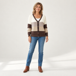 Johanna - Comfortabele gebreide cardigan met knopen - front view