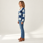 Viktoria - Comfortabele gebreide cardigan met knopen - side view