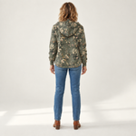 Marlene - Comfortabele gebreide cardigan met capuchon - back view