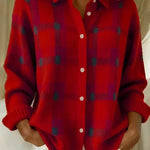 Brittany - Zacht geruit vest met knopen - original product image