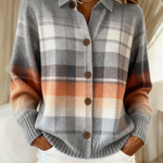 Marlene - Warm geruit ombrévest - original product image