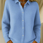 Caitlin - Gestructureerd vest met knopen - original product image