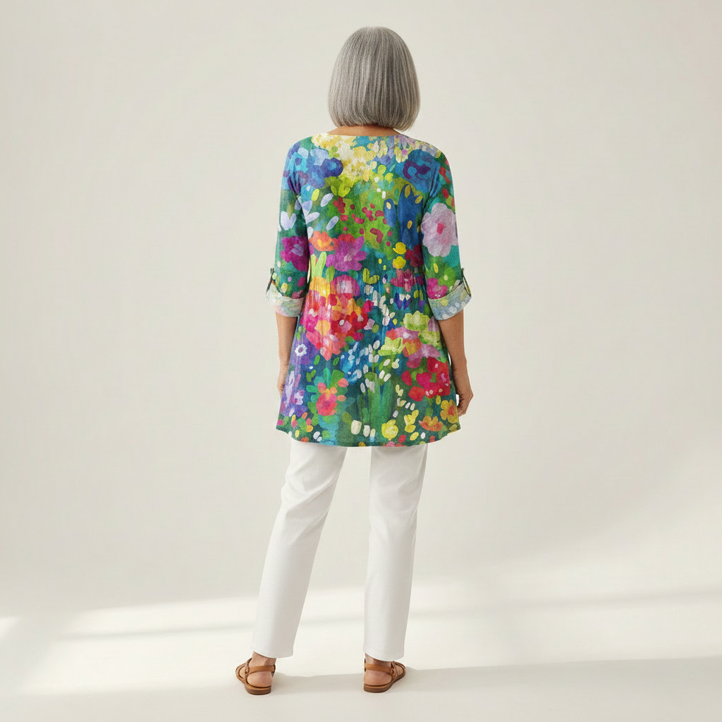 Eden | Lange blouse met print