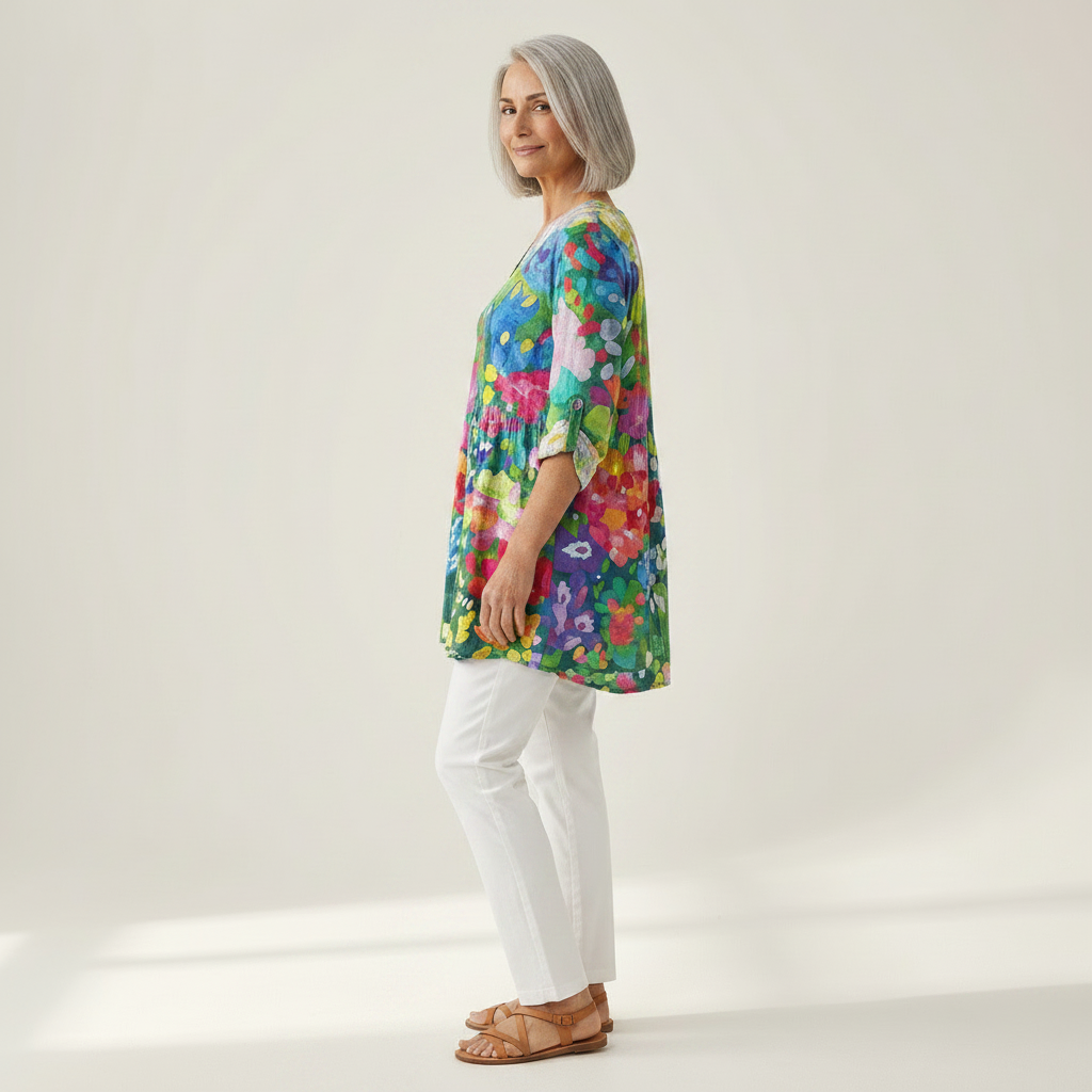 Eden | Lange blouse met print