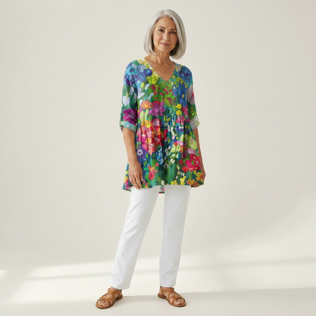 Eden | Lange blouse met print