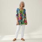 Eden | Lange blouse met print