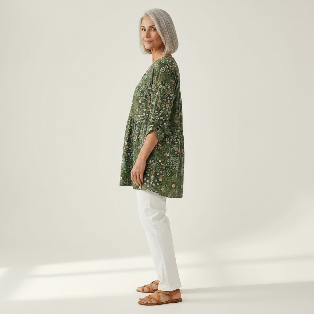 Skye | Lange blouse met print