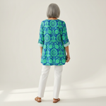 Romy | Lange blouse met print