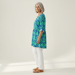 Romy | Lange blouse met print