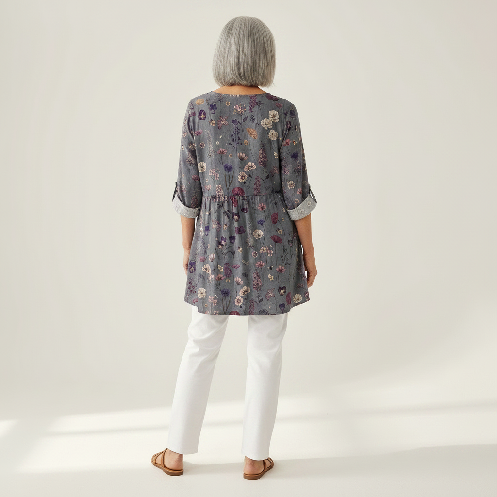 Kira | Lange blouse met print