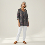 Kira | Lange blouse met print
