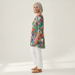 Keira | Lange blouse met print