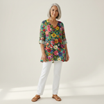 Keira | Lange blouse met print