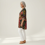 Mila | Lange blouse met print