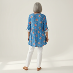 Ayla | Lange blouse met print