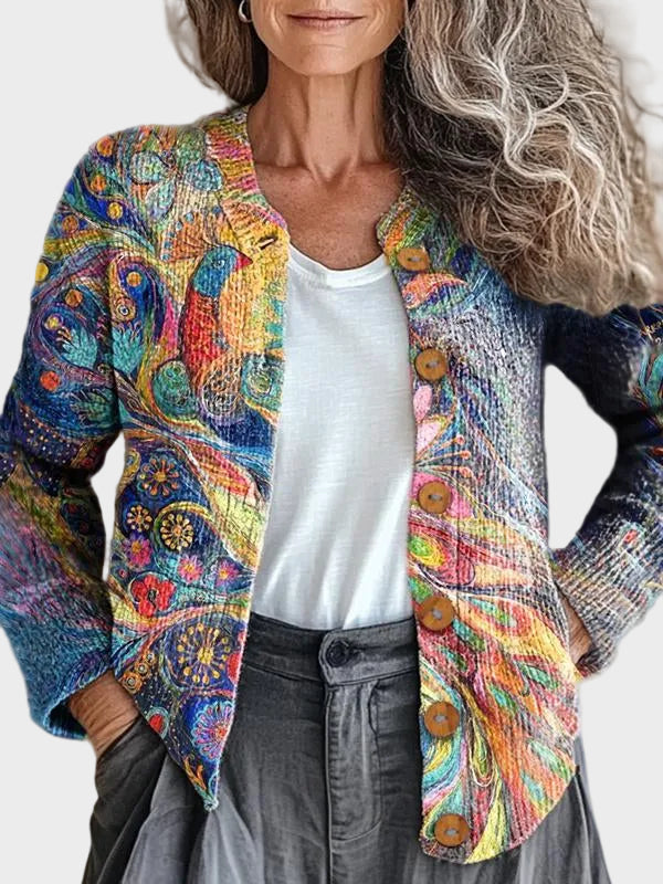 Kaleidra – Kleurrijk artistiek vest