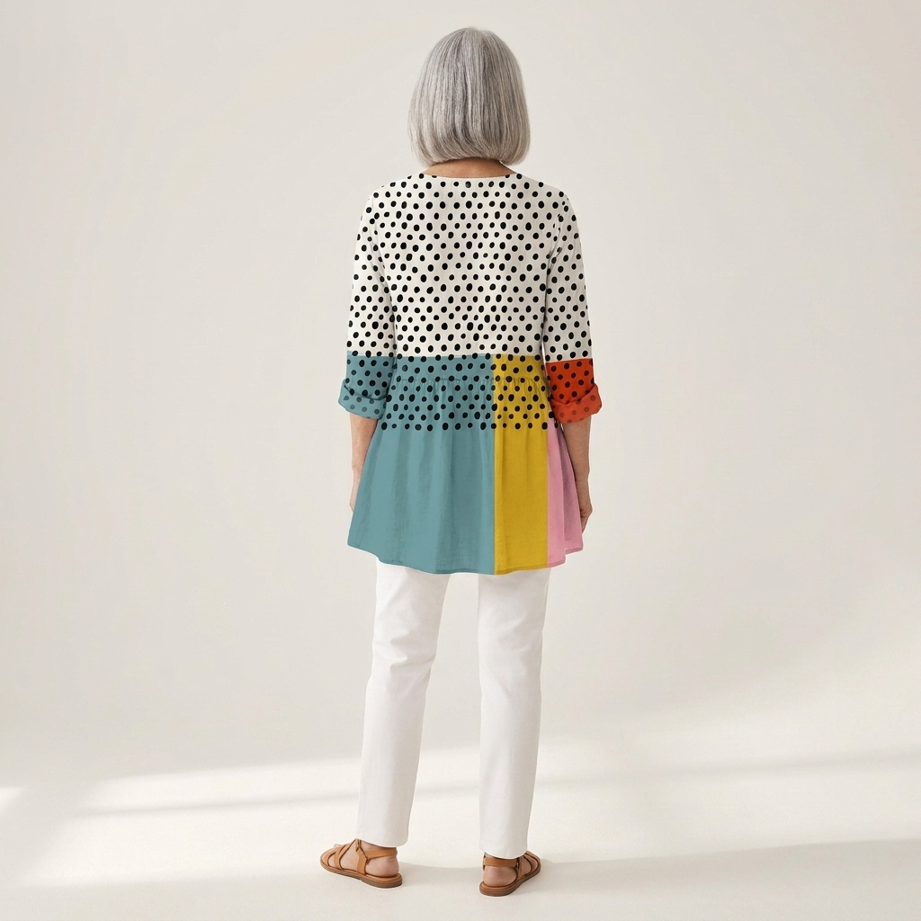 Nola | Lange blouse met print