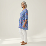 Amelie | Lange blouse met print