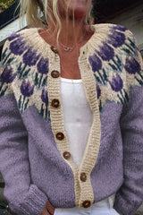 Purple Cardigan