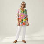 Ayra | Lange blouse met print
