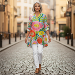 Ayra | Lange blouse met print