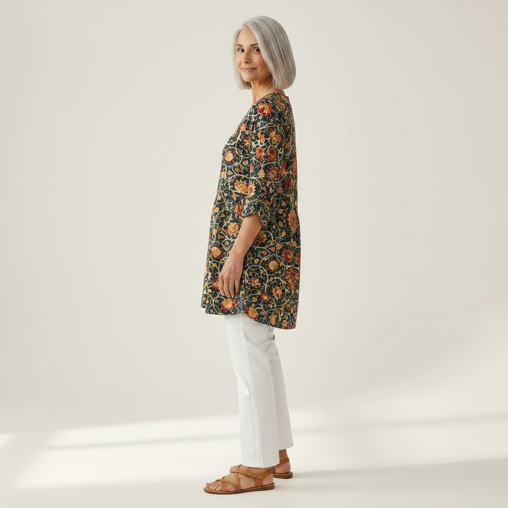 Liora | Lange blouse met print