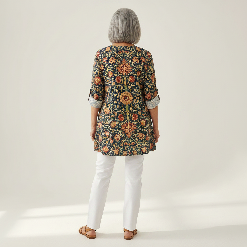 Liora | Lange blouse met print