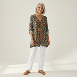 Liora | Lange blouse met print