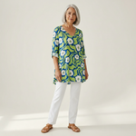 Talia | Lange blouse met print