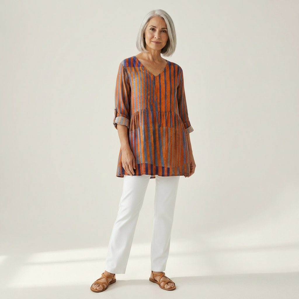 Elowen | Lange blouse met print