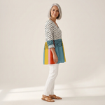 Nola | Lange blouse met print