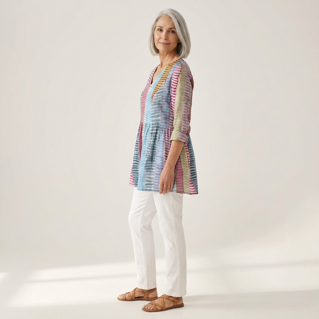 Noa | Lange blouse met print