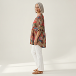 Alina | Lange blouse met print