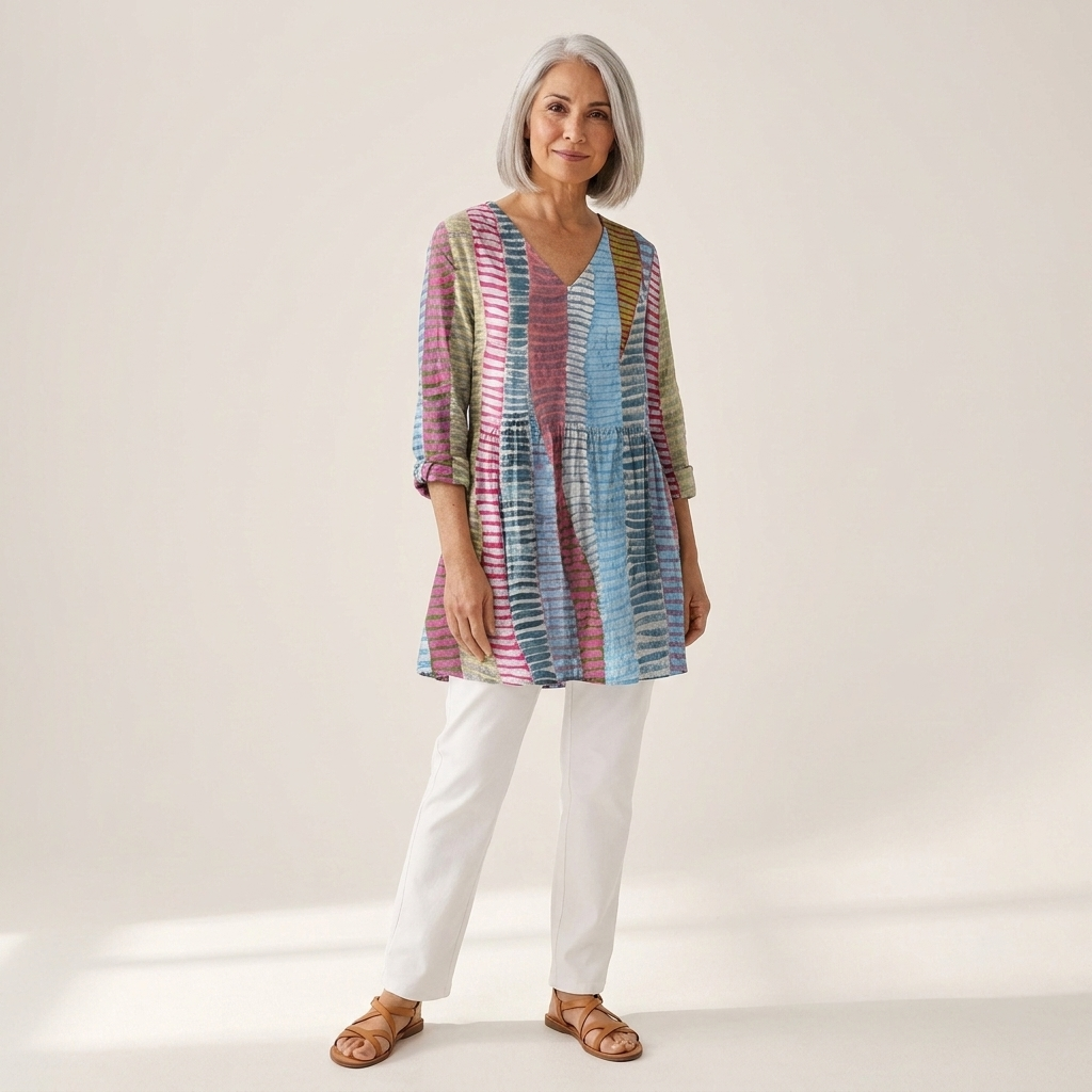 Noa | Lange blouse met print