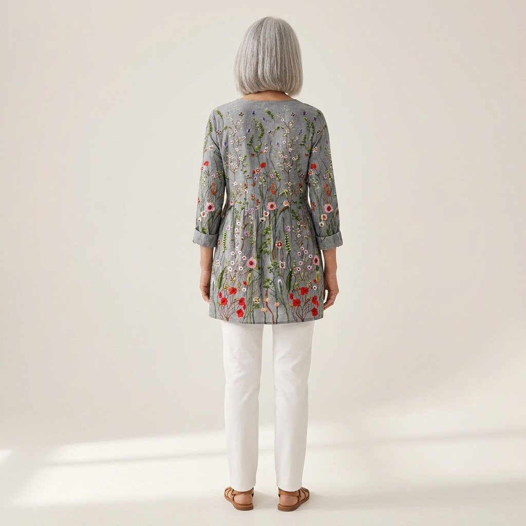 Sloane | Lange blouse met print